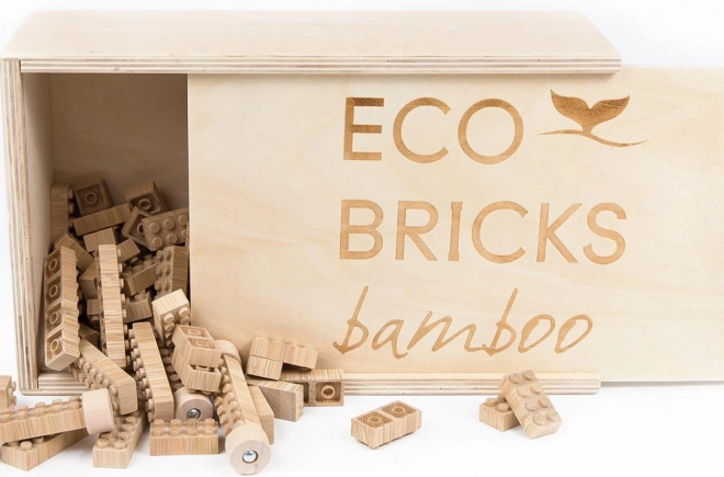 Kit de construction en bois 145 pièces en boîte