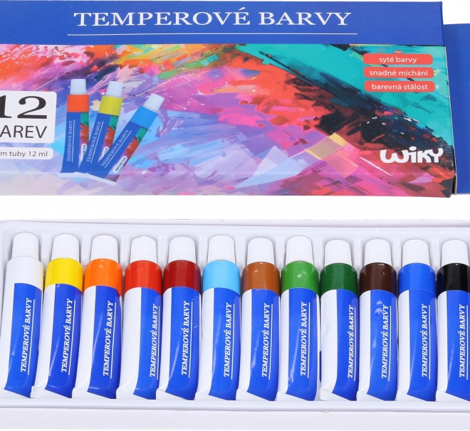 Tempera Paints Metal Set 12×12 ml