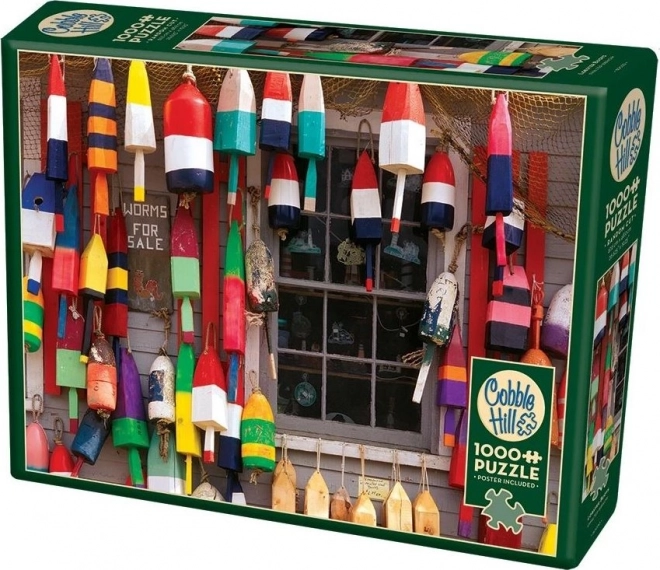 Colorful Buoys 1000 Piece Puzzle