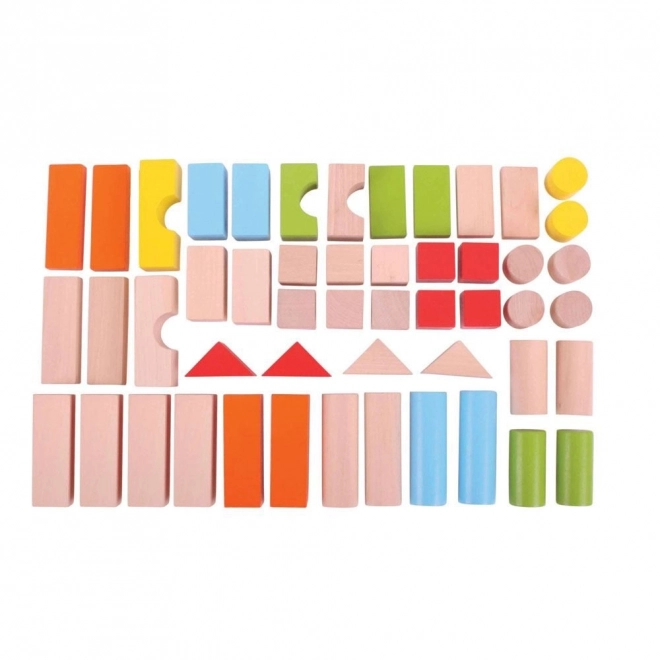 Bigjigs Baby Colorful Building Blocks Set