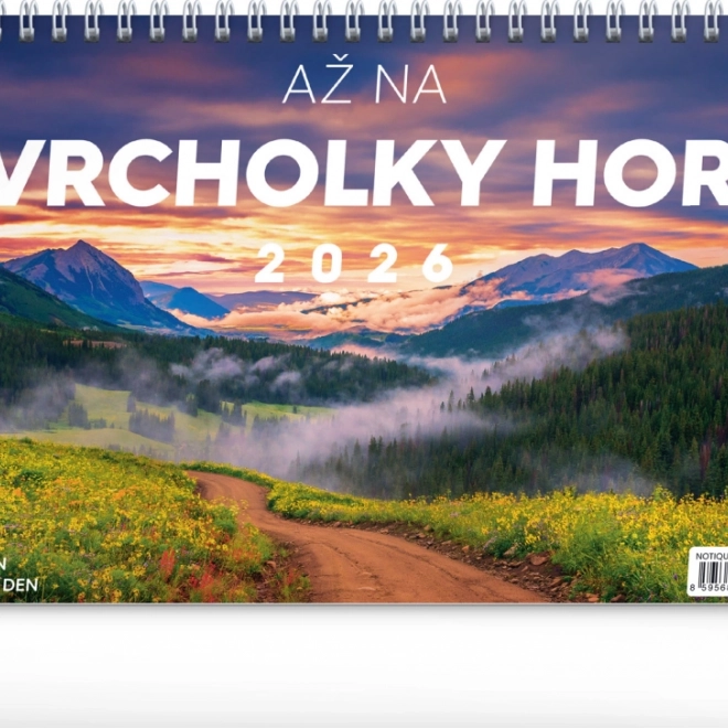 Desk Calendar To the Mountain Tops 2026