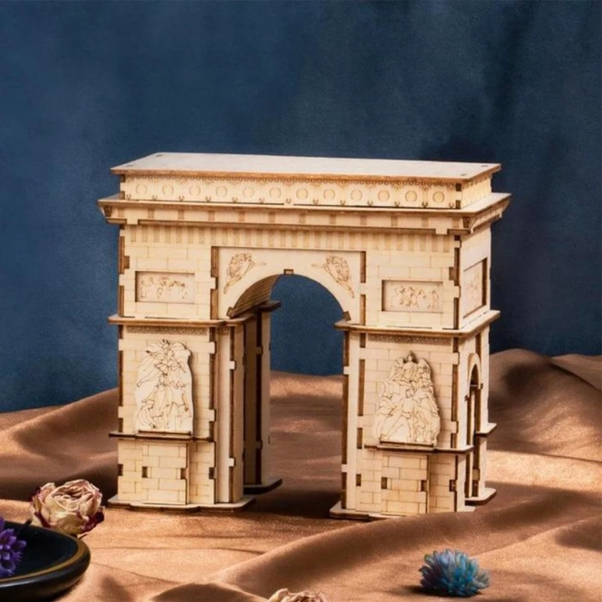 Robotic Wooden 3D Puzzle Arc de Triomphe