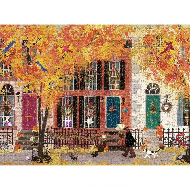 Autumn in the Neighborhood Puzzle 1000 Pieces