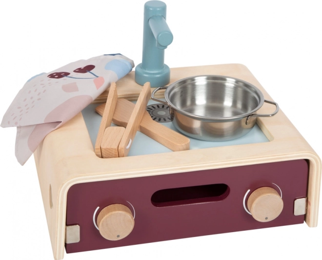 Small Foot Wooden Camping Stove