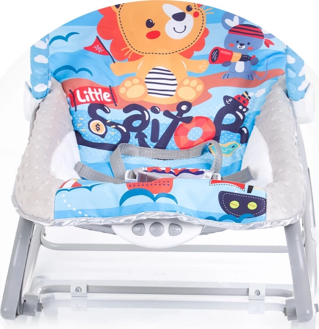 Chipolino vibrating baby lounger 2-in-1 Baby Spa Blue