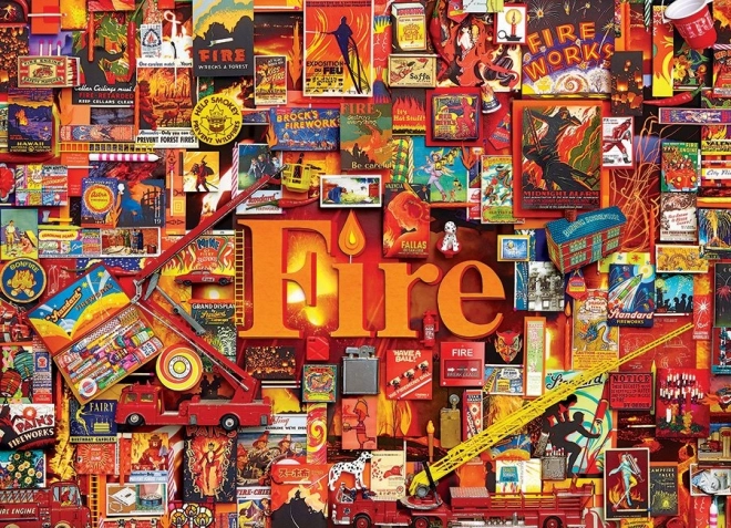 Cobble Hill Puzzle Fire 1000 Pieces