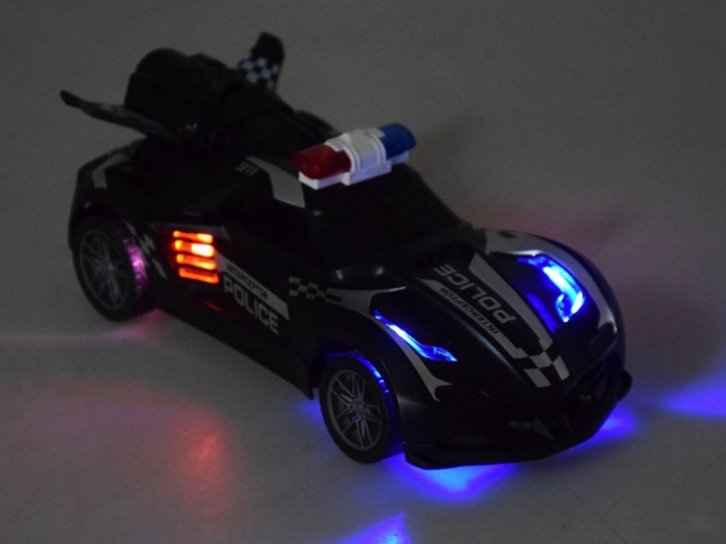 Remote Control Police Car with Smoke and Light Effects