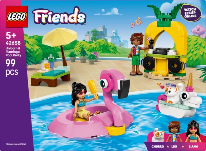 Lego Friends Poolspaß mit Einhorn und Flamingo