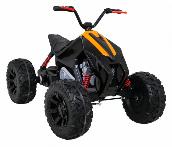 Quad Lucky Seven on battery black + EVA wheels + slow start + LED + MP3 USB