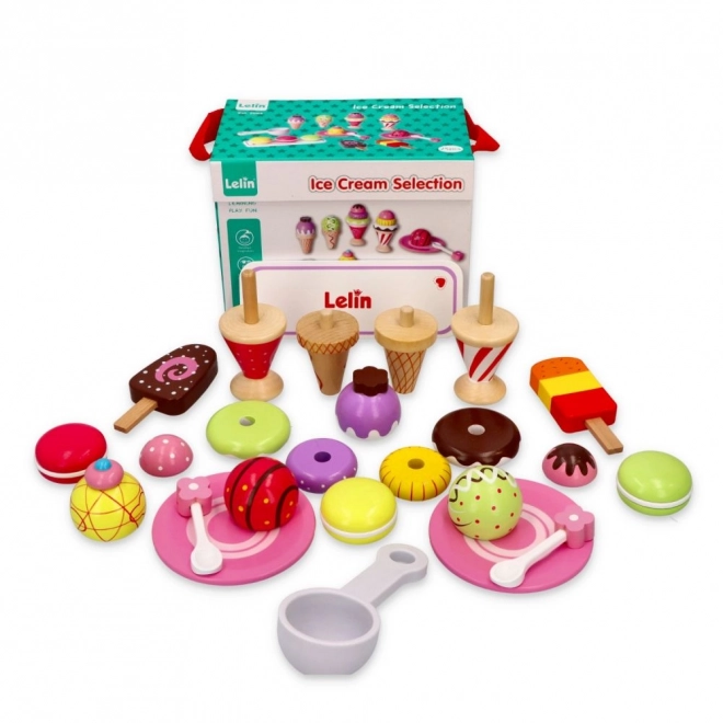 Wooden Ice Cream Toy Set