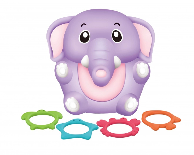 Bath Elephant with Rings