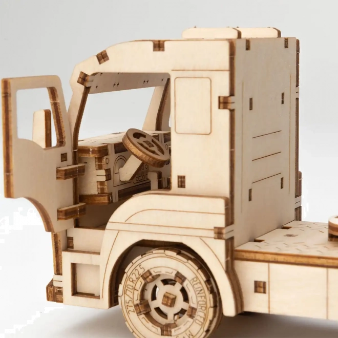 Wooden 3D Puzzle Superfast Car Carrier Truck