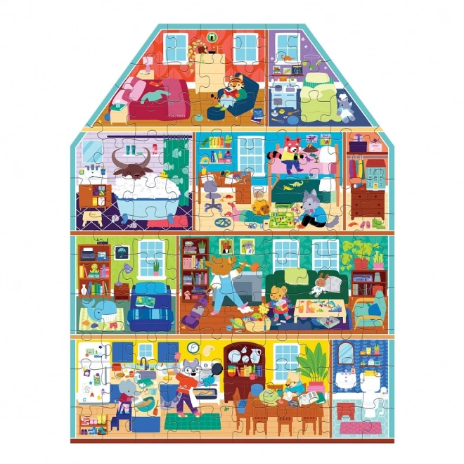 Home Together House-Shaped Puzzle