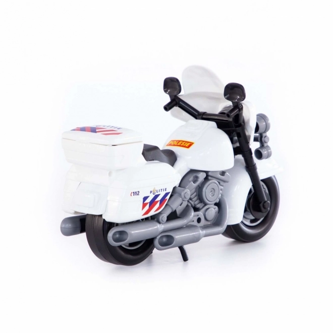 Police Motorcycle for Kids White