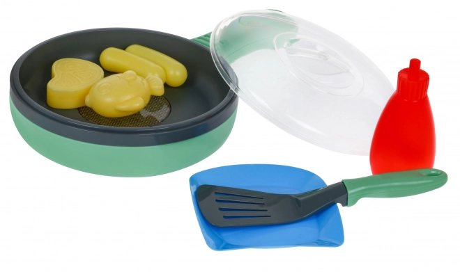 Interactive Frying Pan with Cooking Features for Kids