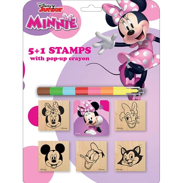 Stamp Set with Crayon MINNIE