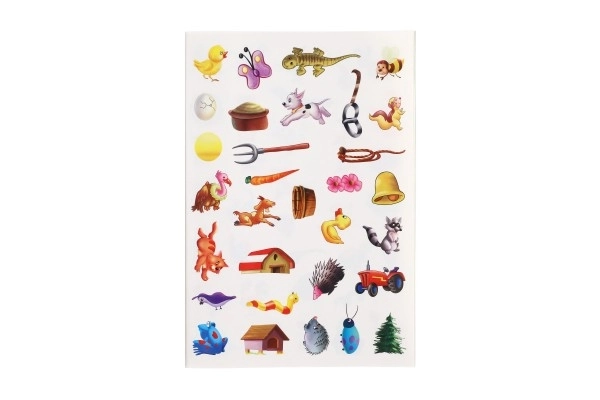 Book Colorful World of Animals with Stickers