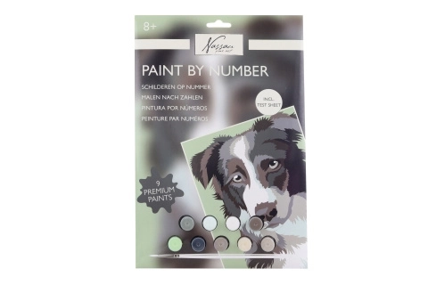 Paint by Numbers Dog Design