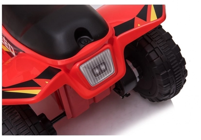 Red Battery-Powered Quad