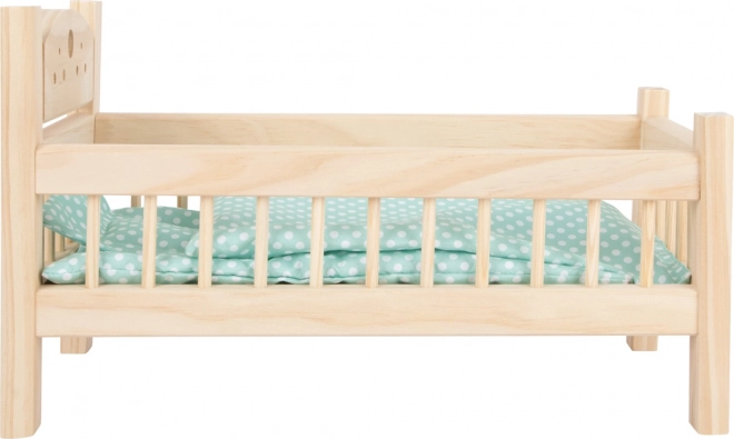 Small Foot Wooden Doll Crib Natural