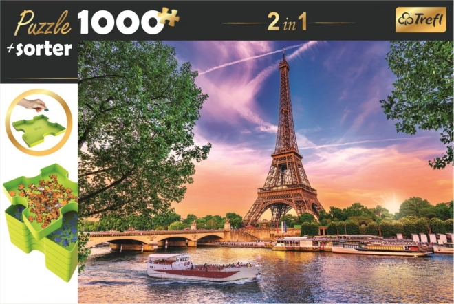 Eiffel Tower Paris Puzzle with Sorter