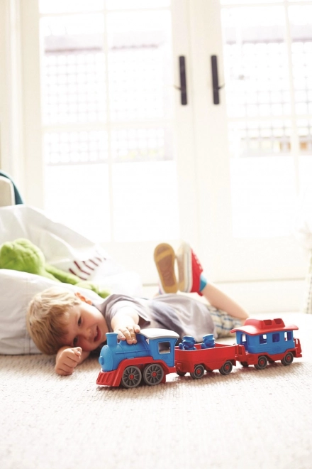 Blue Train Set from Green Toys