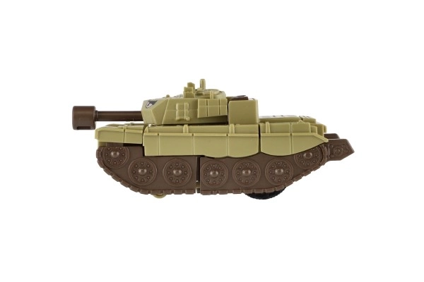 Transformer Robot Tank 14cm Friction Powered Toy