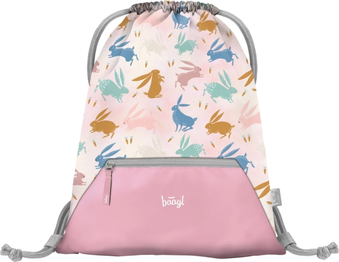 Zippy Bunny School Set: Backpack, Pencil Case, and Shoe Bag