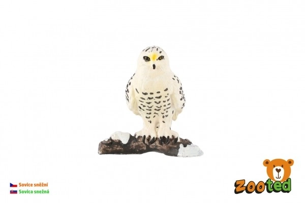 Snowy Owl Plastic Figure 5cm in Bag