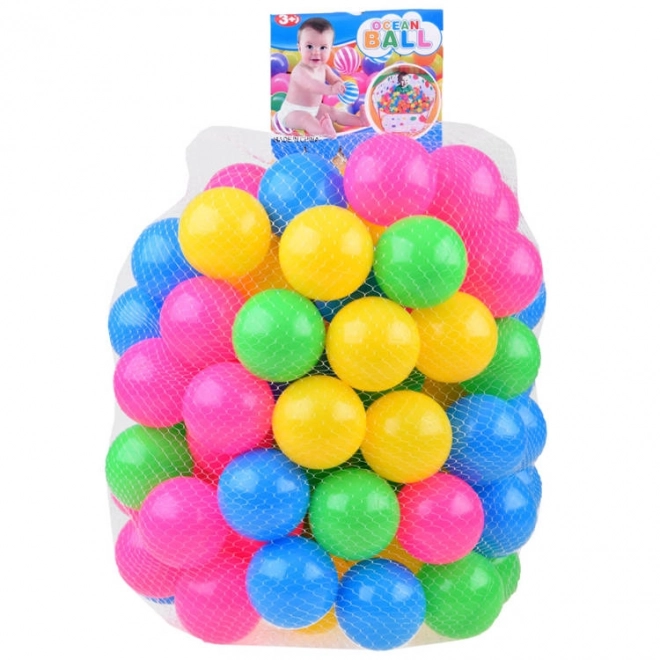 Colorful Balls for Pool Play - Set of 100