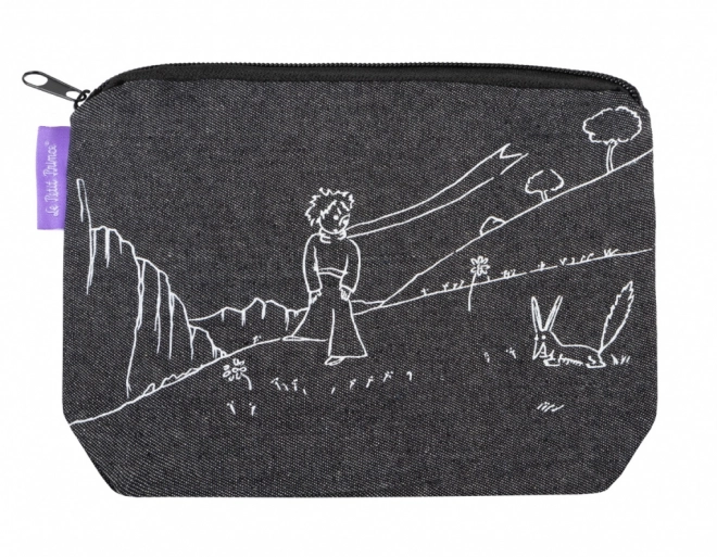 The Little Prince Denim Pouch - Black