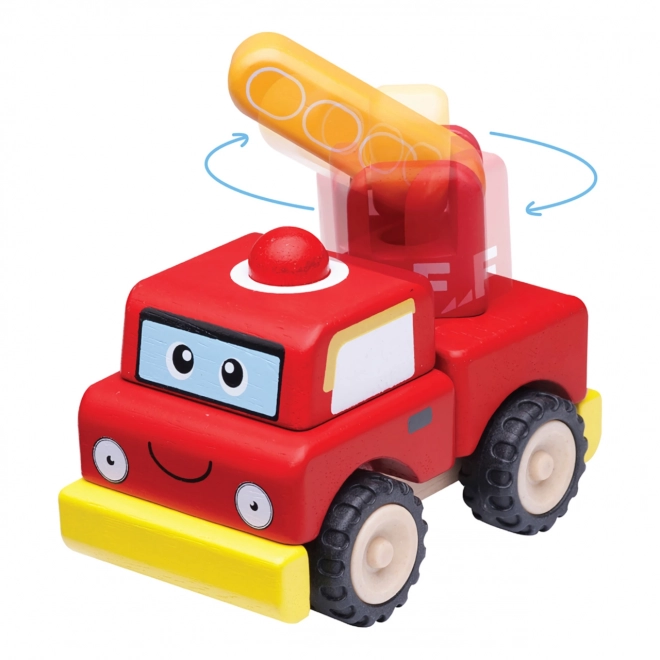 Wonderworld Wooden Mini Fire Truck