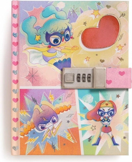 DJECO Secret Diary with Code Lock Lam