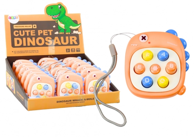 Dinosaur Whack-A-Mole Letter Game