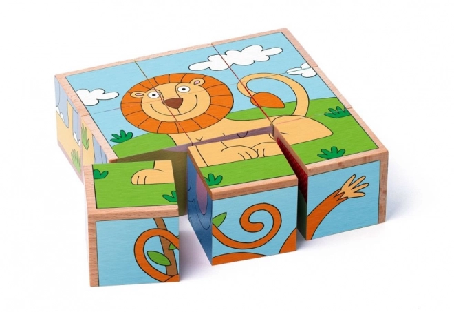 Exotic Animal Cube Puzzle