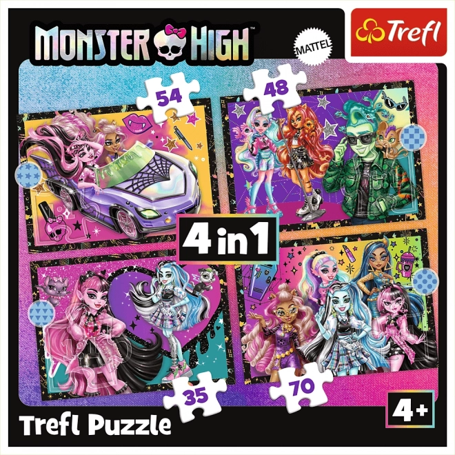 Monster High Electrifying Day Puzzle Set