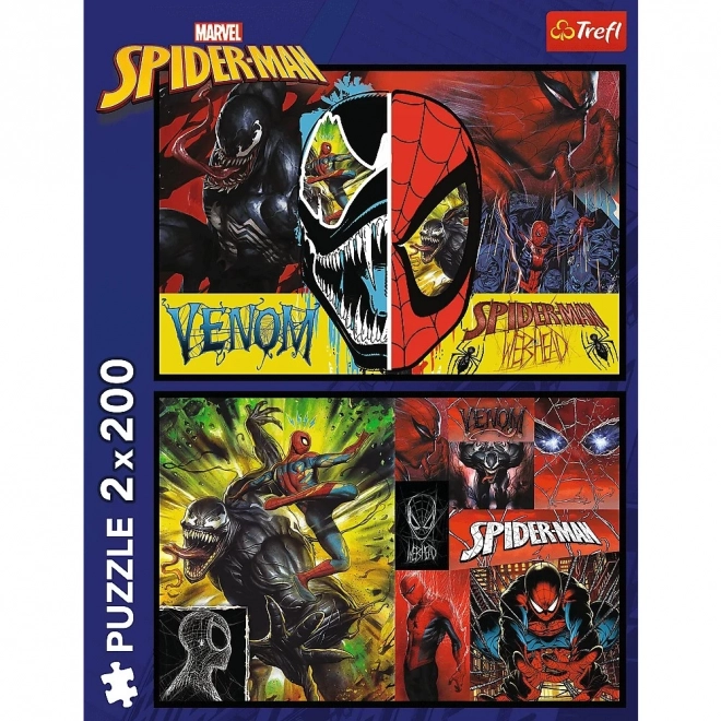 Marvel Day and Night Spiderman Puzzle Set