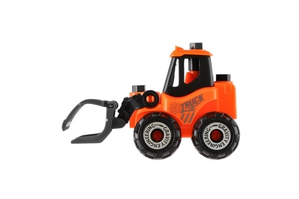 Construction Toy Vehicle with Screwdriver