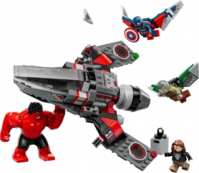 Lego Marvel Captain America Vs Red Hulk Battle Set