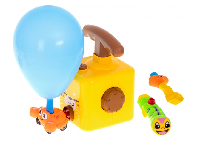 Aerodynamic Balloon Launcher Car Set