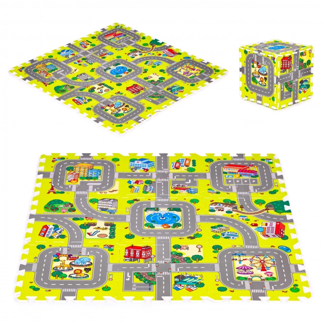 Foam Puzzle Mat City 9 Piece