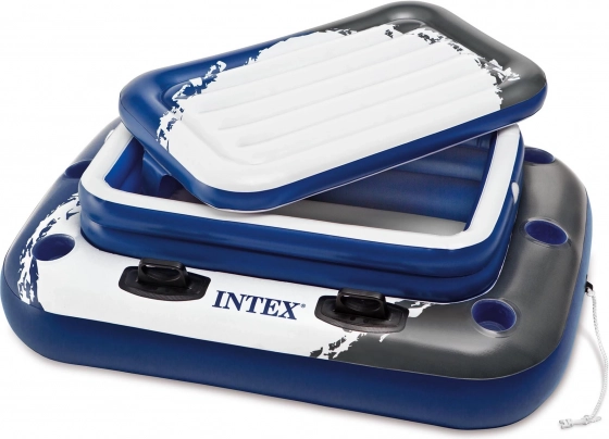 Inflatable cooling station with 6 drink holders