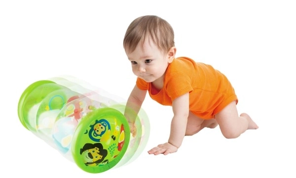 Inflatable Baby Educational Roller with Balls