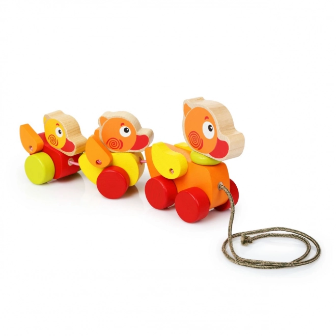 Pull-Along Wooden Ducks