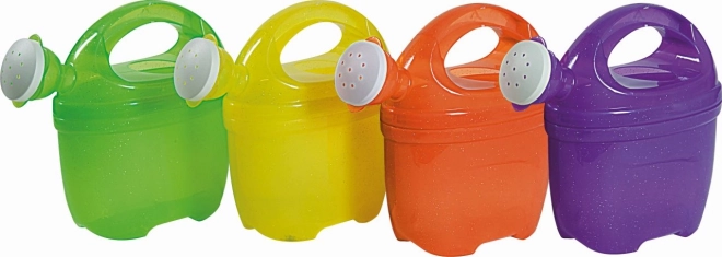 Transparent Watering Can With Glitter - Yellow