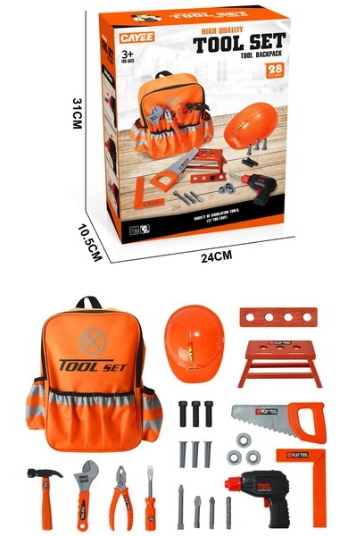 Kids Tool Set with Backpack and Interactive Drill