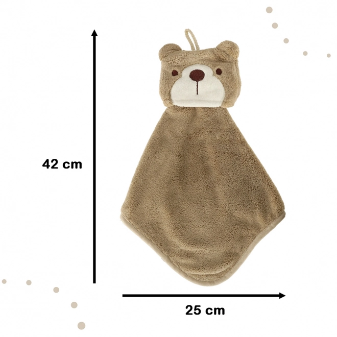 Brown Bear Hand Towel for Children