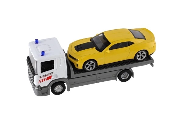 Auto Tow Truck Welly Scania P320 with Vehicle