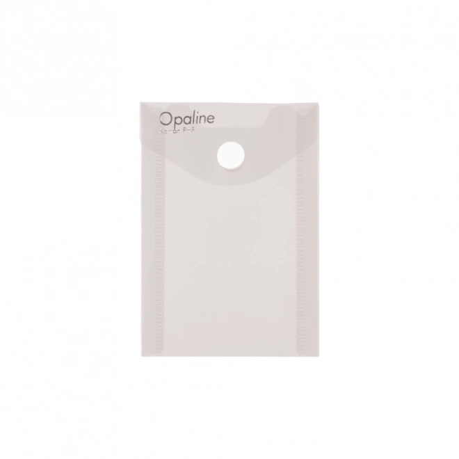 Opaline Clear Snap Closure Envelope A7 Vertical