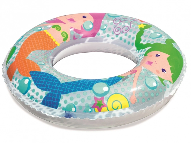 Kids Inflatable Dolphin Swim Ring – mermaid